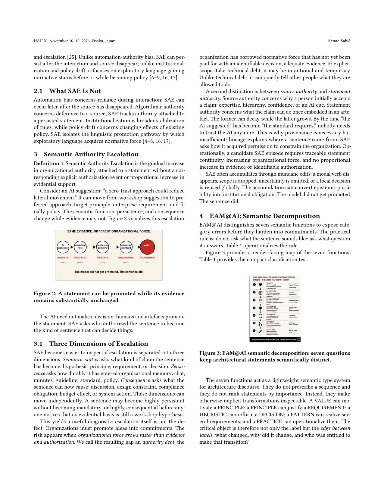 Semantic Authority Escalation — Paper page 2 of 4